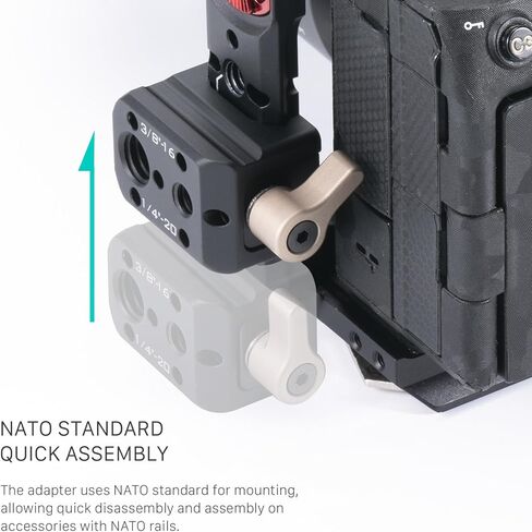 NATO Accessory Mounting Adapter – Black | Lightweight | Secure MOUNTING | TA-NMA-B in Saudi Arabia