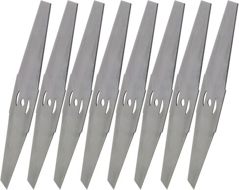 GRABOTE US 8 Pcs Metal Lawn Mower Saw Blade Head Replacement Saw Blades Fittings Cordless Accessories,Universal for Craftsman String Trimmer attachments in Saudi Arabia