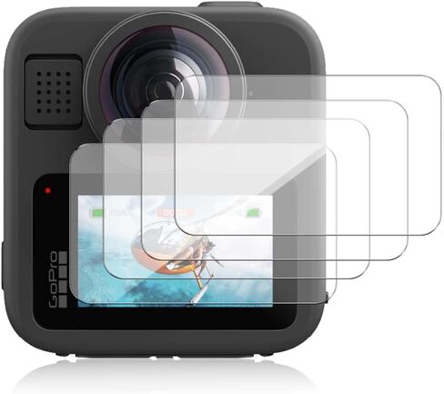 4-Pack Screen Protector for GoPro Max2,9H Hardness Tempered Glass for for GoPro Max 2 Camera, Anti-Scratch, Bubble Free, HD Clarity in Saudi Arabia