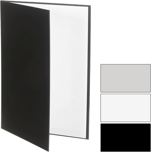 11"x8" Light Reflector 3 in 1 Photography Reflector Cardboards, Foldable & Stable for Still Life Product Food Photo Shooting, Self-Standing, Silver in Saudi Arabia