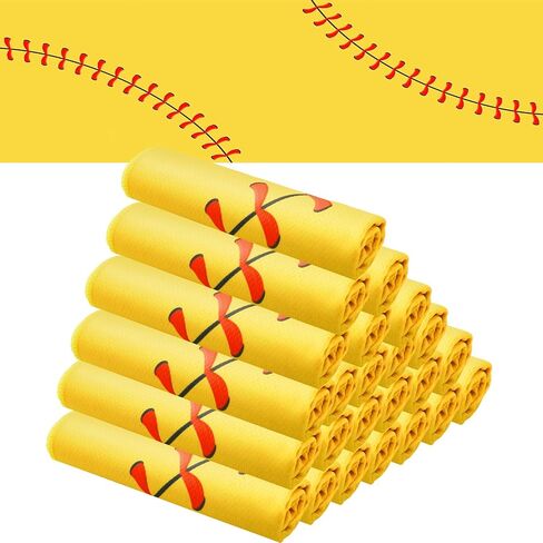 12 PCS Softball التبريد مناشف 40 "x12" مناشف رياضية تنفس منشفة جليدية باردة تجفيف منشفة ميكروفيات تجفيفها لصالح فريق هدايا الرياضة هدايا المدرب (12) in Saudi Arabia