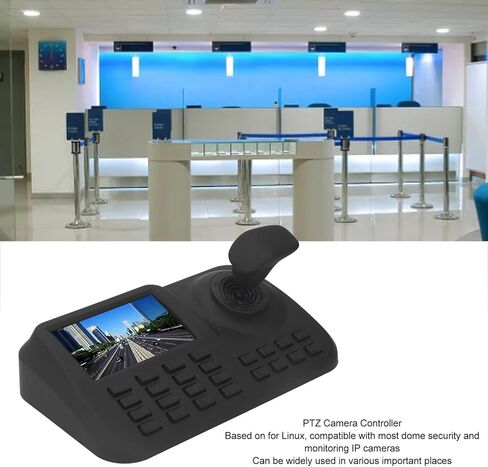 وحدة تحكم الكاميرا PTZ، شاشة HD 5 بوصة، عصا تحكم ثلاثية الأبعاد، لوحة مفاتيح للتحكم في كاميرا الشبكة، متوافقة مع معظم كاميرات IP الأمنية والمراقبة، مناسبة لإنفاذ القانون in Kuwait