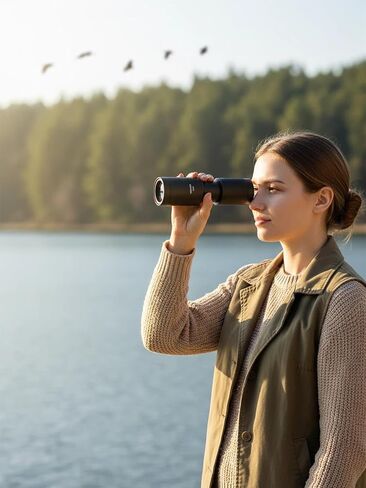 12x36 Monocular Telescope HD High Power Low Light Vision for Concerts Travel Sports Games Theater Bird Watching Hunting Outdoor (Black) in Saudi Arabia