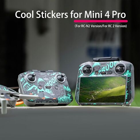 Mavic Mini4 Pro Skin Wrap for DJI Mini 4 Pro Camera Drone Body Arms RC2 جهاز التحكم عن بعد مجموعة كاملة ملصق مائي ملحقات مقاومة للخدش in Saudi Arabia