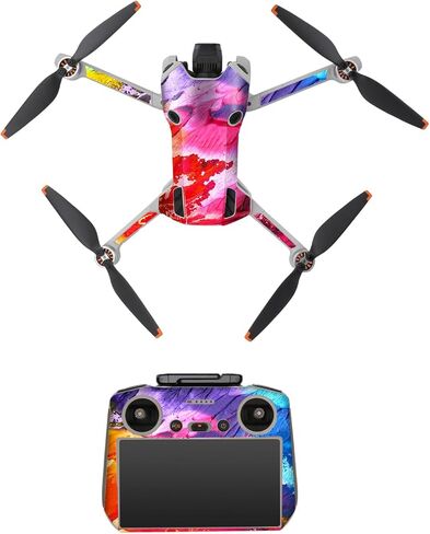 Mavic Mini4 Pro Skin Wrap for DJI Mini 4 Pro Camera Drone Body Arms RC2 جهاز التحكم عن بعد مجموعة كاملة ملصق مائي ملحقات مقاومة للخدش in Saudi Arabia