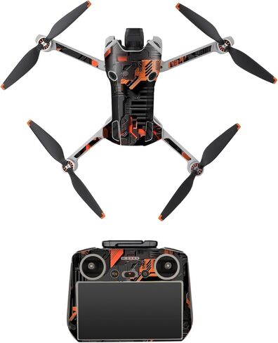 Mavic Mini4 Pro Skin Wrap for DJI Mini 4 Pro Camera Drone Body Arms RC2 جهاز التحكم عن بعد مجموعة كاملة ملصق مائي ملحقات مقاومة للخدش in Saudi Arabia