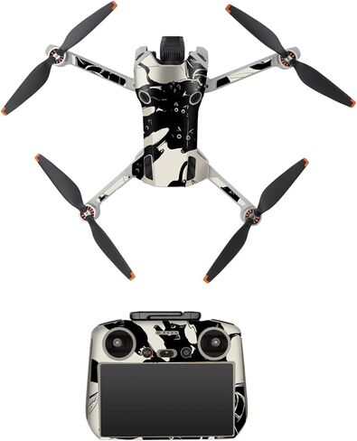 Mavic Mini4 Pro Skin Wrap for DJI Mini 4 Pro Camera Drone Body Arms RC2 جهاز التحكم عن بعد مجموعة كاملة ملصق مائي ملحقات مقاومة للخدش in Saudi Arabia