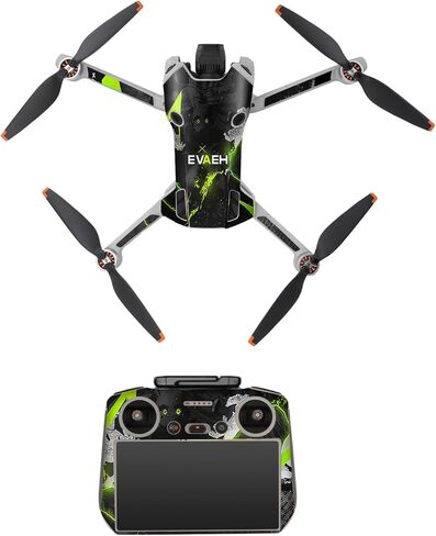 Mavic Mini4 Pro Skin Wrap for DJI Mini 4 Pro Camera Drone Body Arms RC2 جهاز التحكم عن بعد مجموعة كاملة ملصق مائي ملحقات مقاومة للخدش in Saudi Arabia