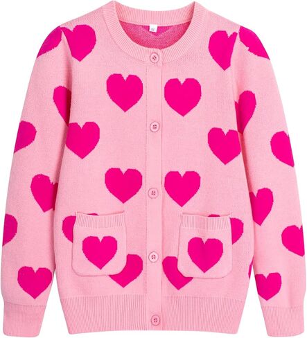 الفتيات كارديجان الأكمام الطويلة زر السترة الأمامية أطفال الأطفال المتماسكة السترات الصوفية مع جيوب 3-12 سنة in Kuwait