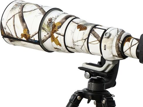 Rolanpro Camouflage Lens Cover for Canon EF 200mm F/2 L IS USM Rain Coat Lens Protection Sleeve Case-#4 All-terrain Camo Waterproof in Saudi Arabia