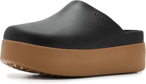 Crocs, Womens, Dylan Platform Clog, Mule Platform Shoes, Black, 7, M in Saudi Arabia