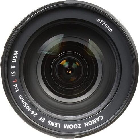 عدسة Canon EF 24-105mm f/4L هي عدسة II USM | تكبير قياسي من السلسلة L مع تثبيت الصورة والبصريات المتقدمة | مثالية للصور الشخصية وحفلات الزفاف والتصوير الفوتوغرافي اليومي + محول EF-EOS R + حقيبة + بطاقة سعة 64 جيجابايت in Saudi Arabia
