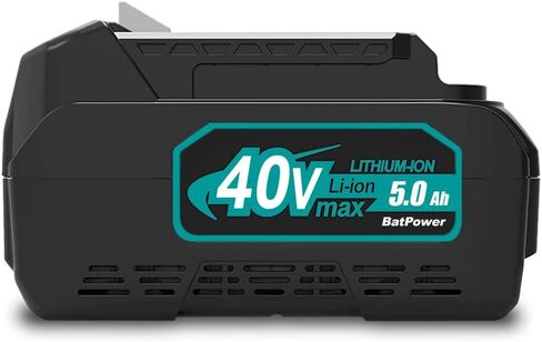 بطارية BatPower 40V 5.0Ah - بديلة لبطاريات ليثيوم ماكيتا XGT 40V BL4040 BL4050F BL4025 in Kuwait