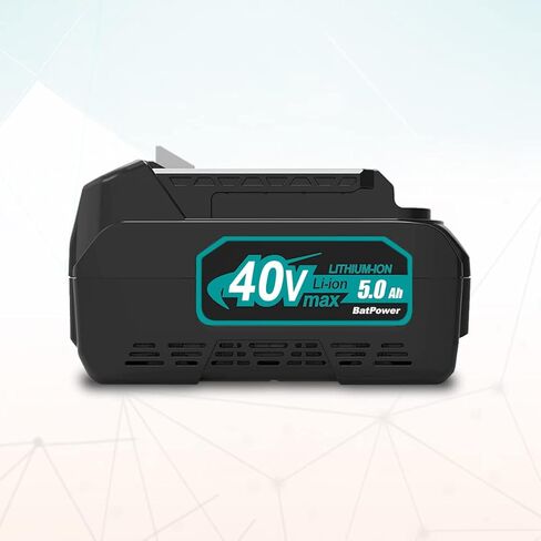 بطارية BatPower 40V 5.0Ah - بديلة لبطاريات ليثيوم ماكيتا XGT 40V BL4040 BL4050F BL4025 in Kuwait