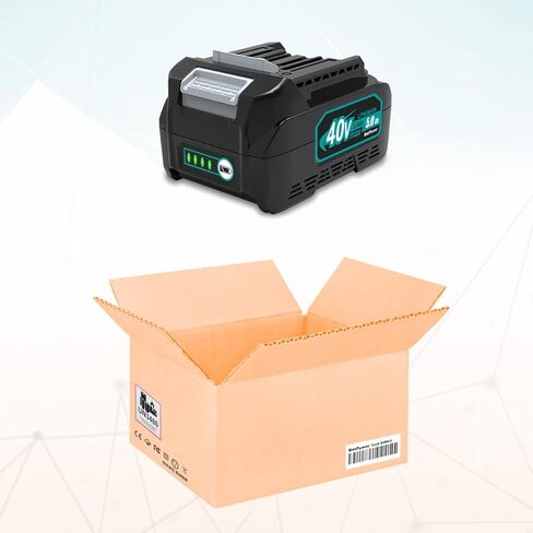 بطارية BatPower 40V 5.0Ah - بديلة لبطاريات ليثيوم ماكيتا XGT 40V BL4040 BL4050F BL4025 in Kuwait