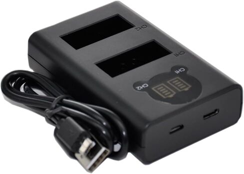 LP-E6 Battery Charger Adapter USB Dual for lp-e6n e6nh lc-e6 e6c e6e 5d ii 5d iii 5d iv 5d Mark 2 5d Mark 3 5d Mark 4 5d Mark ii 5d Mark iii 5d Mark iv Camera in Saudi Arabia