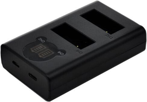 LP-E6 Battery Charger Adapter USB Dual for lp-e6n e6nh lc-e6 e6c e6e 5d ii 5d iii 5d iv 5d Mark 2 5d Mark 3 5d Mark 4 5d Mark ii 5d Mark iii 5d Mark iv Camera in Saudi Arabia