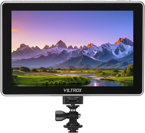 VILTROX Camera Field Monitor Touchscreen Camera Monitor, Full HD 1920x1080 Video Monitoring, 3D Lut, RGB Parade with Sunshade Hood and Battery for Sony Canon Nikon (DC-A1) in Saudi Arabia