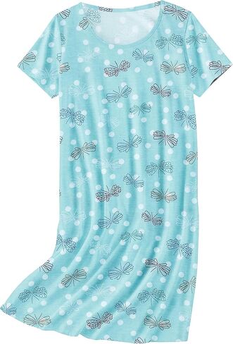Ekouaer Lightgowns for Women Cotton Sleepshirts Short Sleeve Nightshirt Tshirt Night Dont in Saudi Arabia