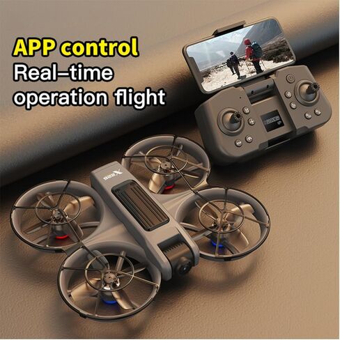طائرة بدون طيار FPV مع كاميرا ونظارات الواقع الافتراضي، رحلة لمدة 15 دقيقة للمبتدئين FPV Quadcopter وأضواء LED، قلب 360 درجة، محرك بدون فرش، التحكم في السرعة، إقلاع/هبوط بمفتاح واحد، واقي المروحة المدمج، بطاريتان in Kuwait