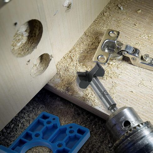 Concealed Hinge Hole Jig 35mm Professional Hinge Drilling Hole Router Jig Sturdy Cutter Guide Woodworking Cutting Template Guide for Cabinet Door in Saudi Arabia