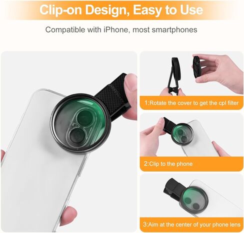 Tattoo Light Kit with 180LED and 52mm CPL Polarized Filter Len, Tattoo Equipment and Supplies, Tattoo Lamp Remove Glare for Selfie Food Photography Video Recording, Compatible with iPhone, DSLR Camera in Saudi Arabia