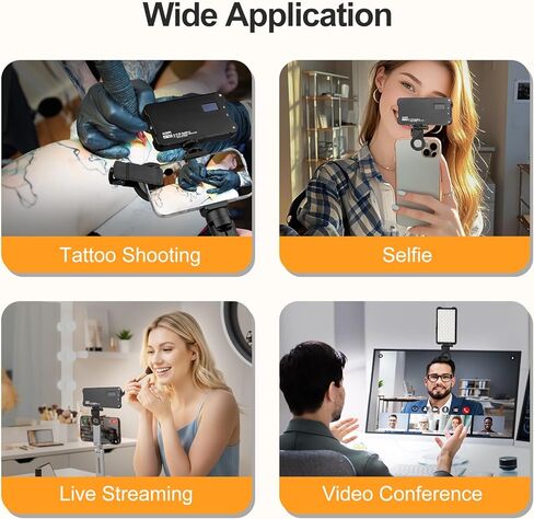 Tattoo Light Kit with 180LED and 52mm CPL Polarized Filter Len, Tattoo Equipment and Supplies, Tattoo Lamp Remove Glare for Selfie Food Photography Video Recording, Compatible with iPhone, DSLR Camera in Saudi Arabia