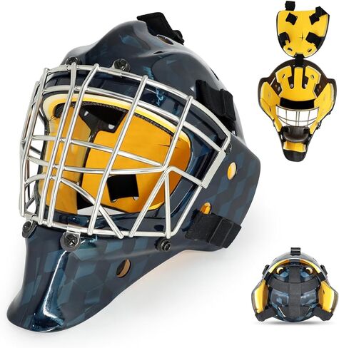 GY Carbon Fiber Field Hockey Helmet,Ice Hockey Goalie Helmet in Saudi Arabia