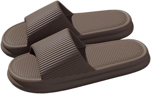 House Slippers Non-Slip for Men Women Open-toe Shower Shoe Lightweight Supper Soft Quiet Dorm Bedroom Slippers For Bathroom in Saudi Arabia