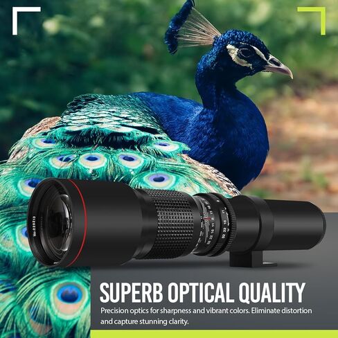 عدسة مقربة يدوية عالية الطاقة 500 مم/1000 مم f/8 لكاميرات OLY OM-D، E-M1، E-M5، E-M10، Pen-F، E-PL7، E-PL8، E-P5، E-PL5، E-PM1، E-PM2، E-P1، PL1، PL2، PL3، PL6، PL7، PL8 in Saudi Arabia