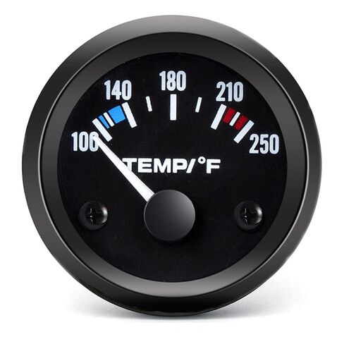 2 "52 مم درجة حرارة الماء 100-250 ℉ مع مستشعر ، مجموعة 12 فولت عدادات درجة الحرارة الرقمية للمارينات والقوارب والسيارة والشاحنة ونظام تبريد محرك السيارات (أبيض) in Kuwait