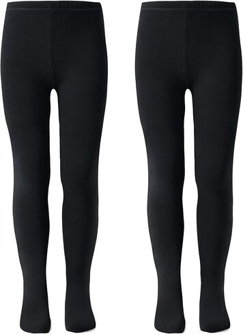 DXHYCC 2 Pack Kids Girls Seamless Cotton Partics School Dress Prests Stockings Leggings for Money أو كل يوم in Saudi Arabia