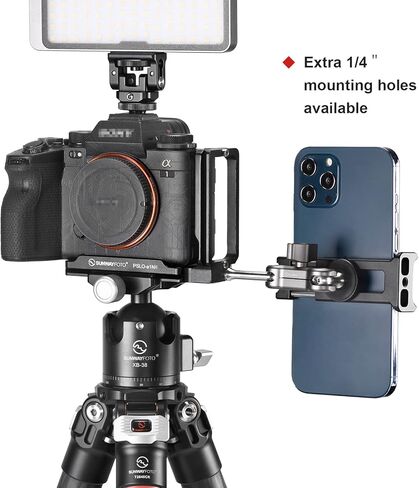 L Bracket for a1 ILCE-1/α1 a7S3 a7r5 α7R V A7R4 a7riv a7r4 a7rm4 A9ii Arca Swiss Quick Release L Plate Accessories, 2534 in Saudi Arabia