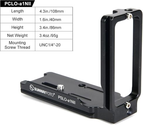 L Bracket for a1 ILCE-1/α1 a7S3 a7r5 α7R V A7R4 a7riv a7r4 a7rm4 A9ii Arca Swiss Quick Release L Plate Accessories, 2534 in Saudi Arabia