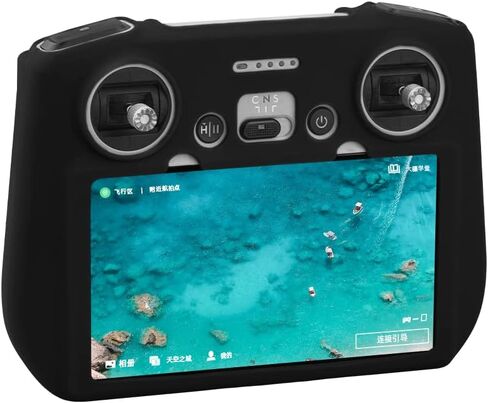 حافظة من السيليكون لـ DJI Mavic 3 PRO/Mavic3 Classic/Mini 3 PRO/Mini 3 Drone لـ DJI RC عن بعد لجهاز التحكم عن بعد مضاد للتصادمات ملحقات الطائرات بدون طيار 9753 (أسود) in Kuwait