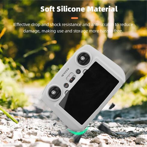 Silicone Case for DJI Mavic 3 PRO/Mavic3 Classic/Mini 3 PRO/Mini 3 Drone for DJI RC Remote Controller Anti-Collision Cover Sleeve Drones Accessories 9753 (Black) in Saudi Arabia