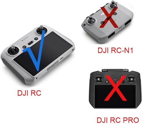 Silicone Case for DJI Mavic 3 PRO/Mavic3 Classic/Mini 3 PRO/Mini 3 Drone for DJI RC Remote Controller Anti-Collision Cover Sleeve Drones Accessories 9753 (Black) in Saudi Arabia