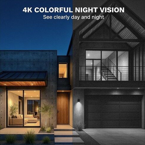كاميرا مراقبة خارجية Optima X3 Pro، بدقة 4K HD، تكبير رقمي 8X، اكتشاف الإنسان بالذكاء الاصطناعي، PTZ، رؤية ليلية ملونة، سهلة التركيب، سلكية أو لاسلكية، مقاومة للطقس، بدون اشتراك in Saudi Arabia
