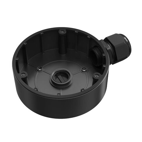 Anpviz Junction Box Bracket Black JB1280ZJ-DM8-B، تصميم معدني كامل، حامل جداري على السقف، متوافق مع كاميرات IP PoE: IPC-D3053/3083/3012/3653/3683/3582/3583 (أسود) in Kuwait