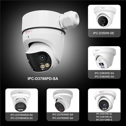 Anpviz Junction Box Bracket Black JB1280ZJ-DM8-B، تصميم معدني كامل، حامل جداري على السقف، متوافق مع كاميرات IP PoE: IPC-D3053/3083/3012/3653/3683/3582/3583 (أسود) in Kuwait