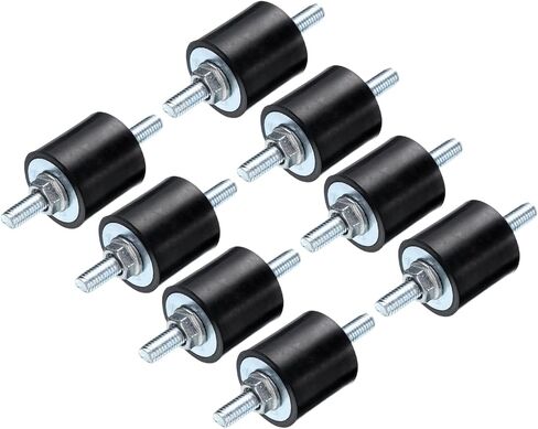 uxcell 8pcs m5x15mm ropber arsidator مع ترصيع 15x15mm مالي الاهتزاز امتصاص الصدمات assorber zinc stylized thour in Kuwait