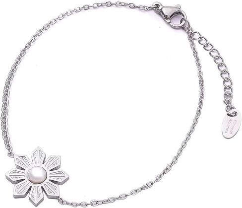 Philippine Sun and Pearl Chain Bracelet (Gold) in Kuwait