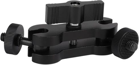 Optimized Universal Double Ball Head Mount Adapter Arm with 1/4-inch Screw and Expanded Connection Bracket. Enhanced with Double Ball Head Bracket for Enhanced Stability and versat (Red) in Saudi Arabia