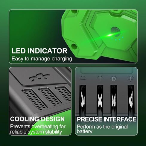 EOTTK 2 Pack 7500mAh بديلة لبطارية EGO 56V 7.5Ah BA4200 متوافقة مع بطارية ليثيوم EGO 7.5Ah 56 فولت BA4200T in Kuwait