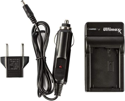 Ultimaxx AC/DC Rapid Home & Travel Charger For LI90B Batteries for Olympus Tough TG-6, TG-5, TG-Tracker, SH-1, SH-2, SP-100 IHS, Tough TG-1 iHS, Tough TG-2 iHS, Tough TG-3, Tough TG-4, SH50 iHS, SH60, in Saudi Arabia