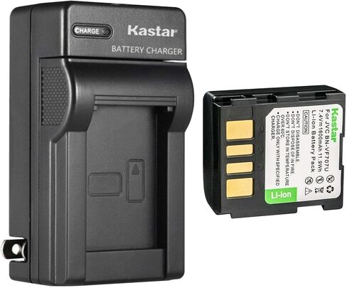 Kastar BN-VF707U AC استبدال شاحن بطارية الجدار لـ JVC GZ-MG27AH GZ-MG27E GZ-MG27EK GZ-MG27EX GZ-MG27EZ GZ-MG27U GZ-MG27US GZ-MG30 GZ-MG30AA GZ-MG30AC GZ-MG30E GZ-MG30EK GZ-MG30EX in Kuwait