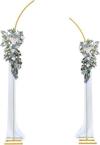 إطار خلفية على شكل قوس زفاف، مناسب لحفلات الزفاف وأعياد الميلاد والذكرى السنوية وحفلات التخرج والمناسبات الأخرى 2.4 م in Kuwait