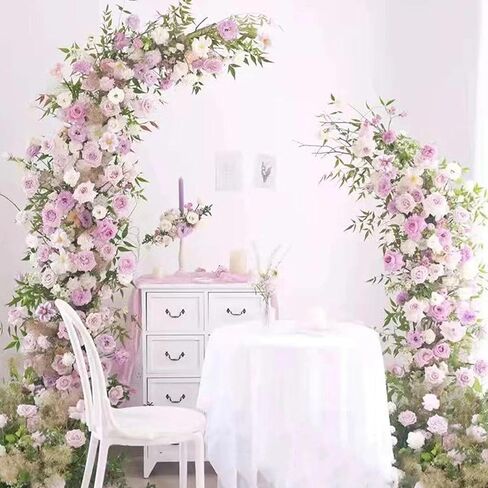 إطار خلفية على شكل قوس زفاف، مناسب لحفلات الزفاف وأعياد الميلاد والذكرى السنوية وحفلات التخرج والمناسبات الأخرى 2.4 م in Kuwait