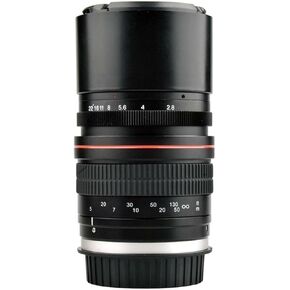 عدسة تليفوتوغرافي يدوية 135 ملم F/2.8 بإطار كامل، متوافقة مع كاميرا Canon EOS T3 T3i T4i T5 T5i T6 T6i T6s T7 T7i SL1 SL2 6D 7D 60D 70D in Kuwait