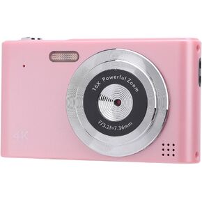 48MP Digital Camera, 16X Digital Zoom 1080P 4K Camera with 2.4in Screen and Flash, Anti Shake Video Recording, Compact Small Camera for Teens Adult Beginner (White) in Kuwait